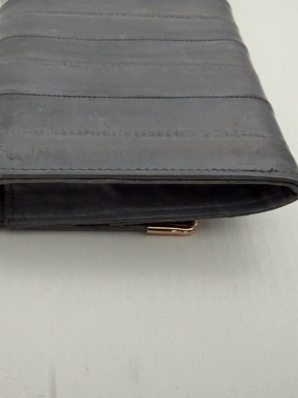 NEW Eel Skin Wallet and Checkbook Holder Insert - Picture 8 of 10